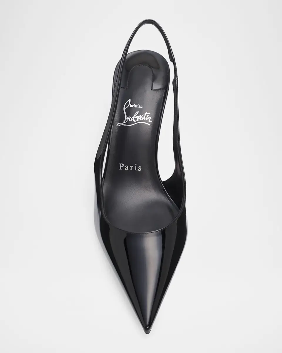 Christian Louboutin 60mm Miss Z Patent Leather Slingback Pumps | Thumbnail 18 Christian Louboutin 60mm Miss Z Patent Leather Slingback Pumps | Thumbnail 18