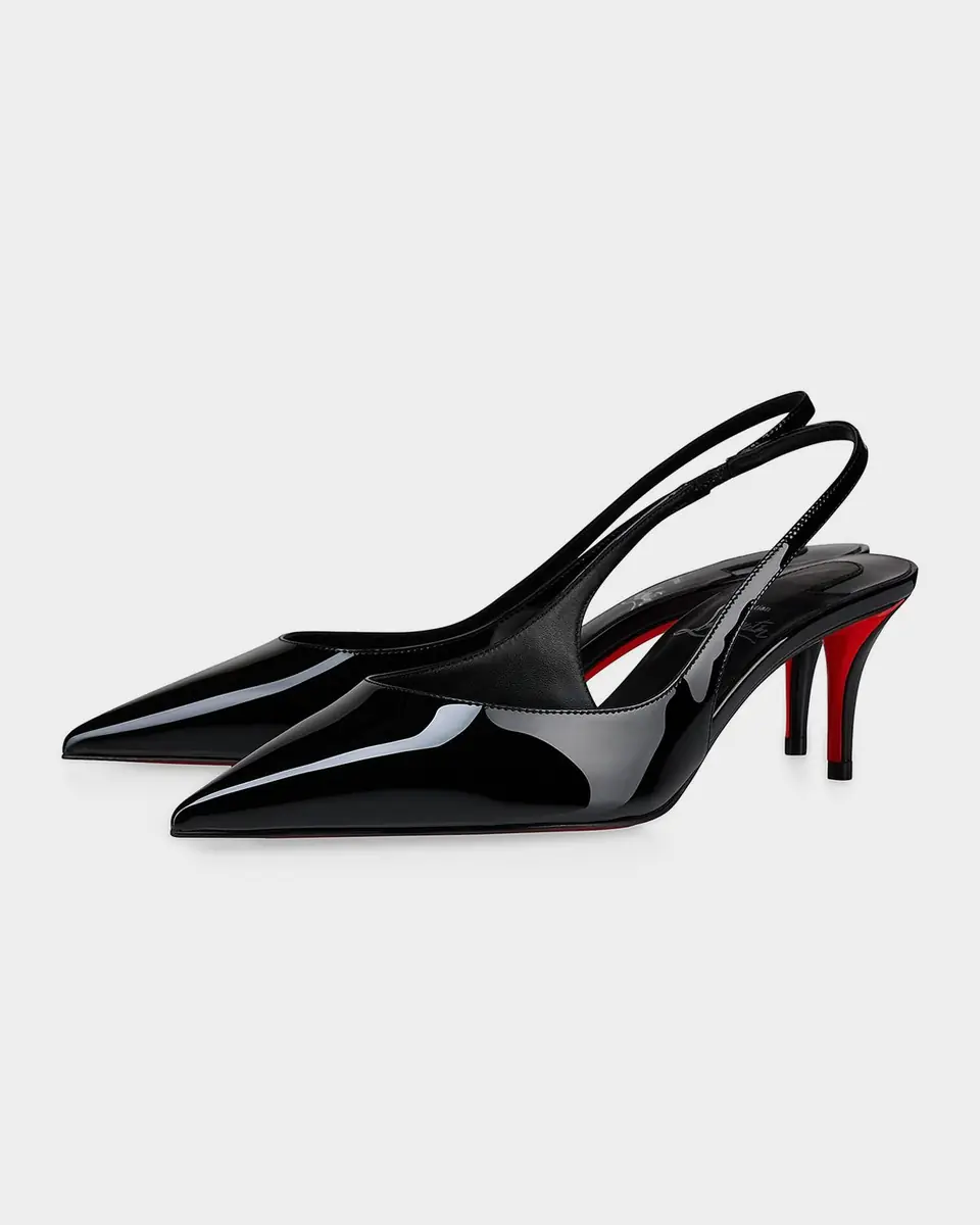Christian Louboutin 60mm Miss Z Patent Leather Slingback Pumps | Thumbnail 19 Christian Louboutin 60mm Miss Z Patent Leather Slingback Pumps | Thumbnail 19
