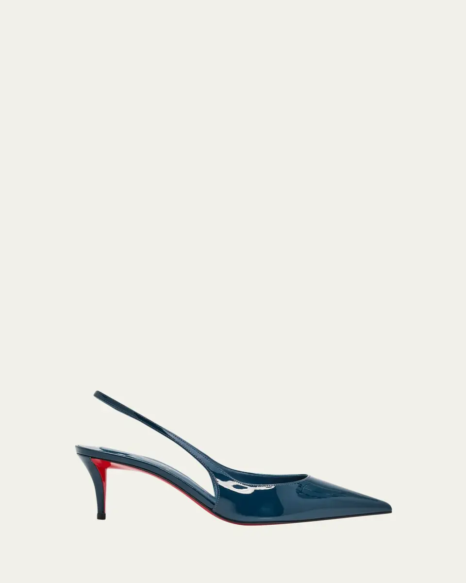 Christian Louboutin 60mm Miss Z Patent Leather Slingback Pumps | Thumbnail 8 Christian Louboutin 60mm Miss Z Patent Leather Slingback Pumps | Thumbnail 8
