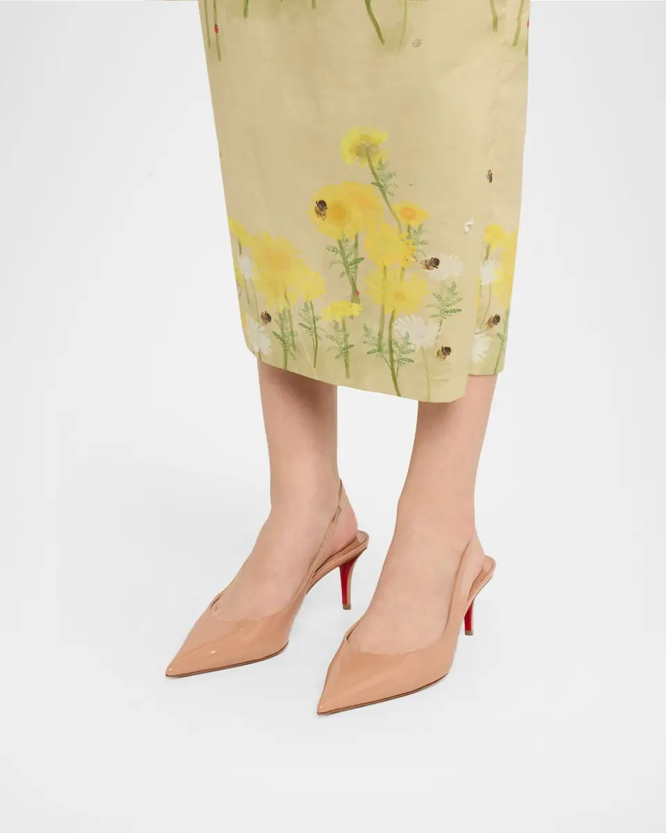 Christian Louboutin 60mm Miss Z Patent Leather Slingback Pumps | Thumbnail 9 Christian Louboutin 60mm Miss Z Patent Leather Slingback Pumps | Thumbnail 9