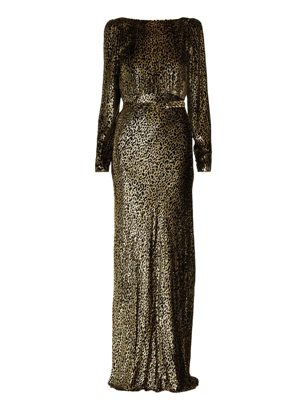 Vreeland Belted Look Back Gown