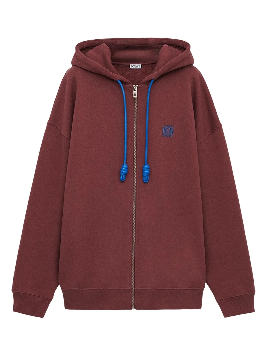 Loewe Men's Anagram Zip-Up Hoodie