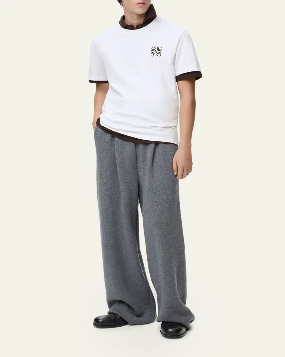 Loewe Men's Anagram Relaxed Fit T-Shirt | Thumbnail 2 Loewe Men's Anagram Relaxed Fit T-Shirt | Thumbnail 2