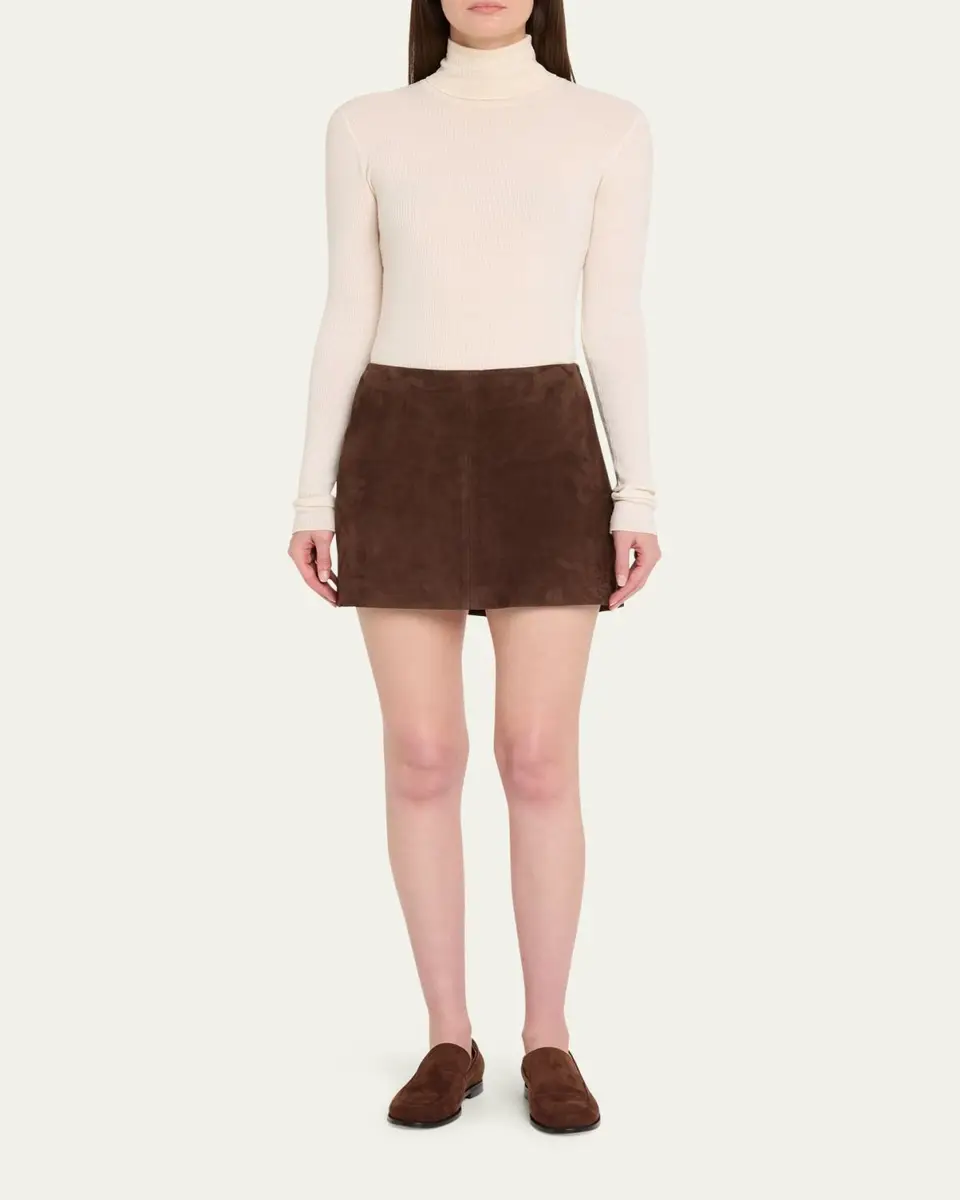 ARMA Melody A-Line Suede Mini Skirt | Thumbnail 2 ARMA Melody A-Line Suede Mini Skirt | Thumbnail 2