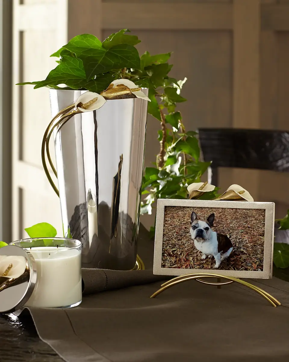 Michael Aram Calla Lily Easel Picture Frame, 4" x 6" | Thumbnail 2