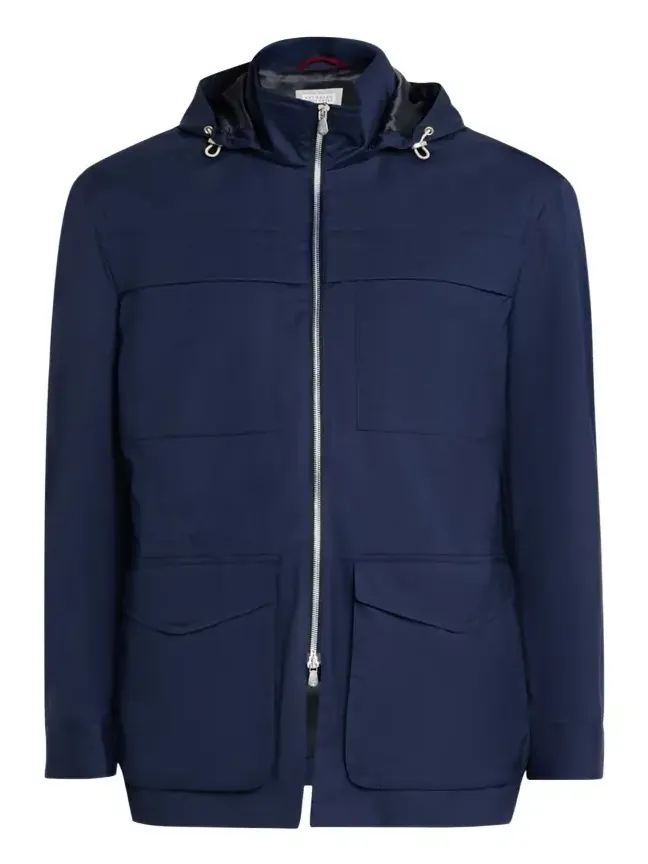 Men's Water-Resistant Wool Hooded Jacket Men's Water-Resistant Wool Hooded Jacket