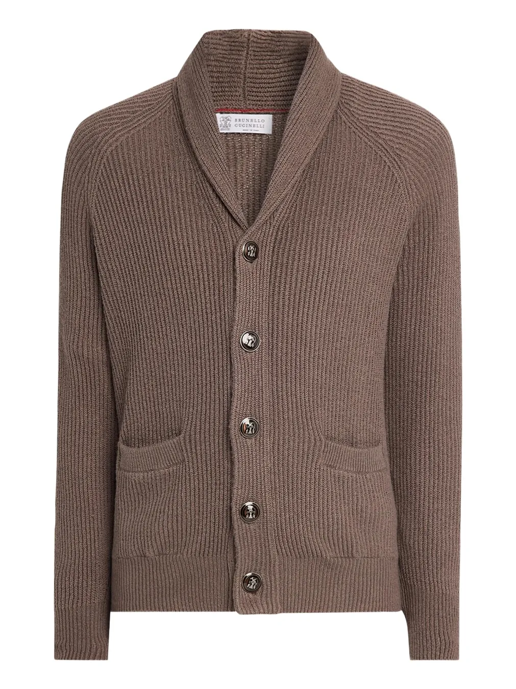 Men's Cotton Rib Shawl Cardigan