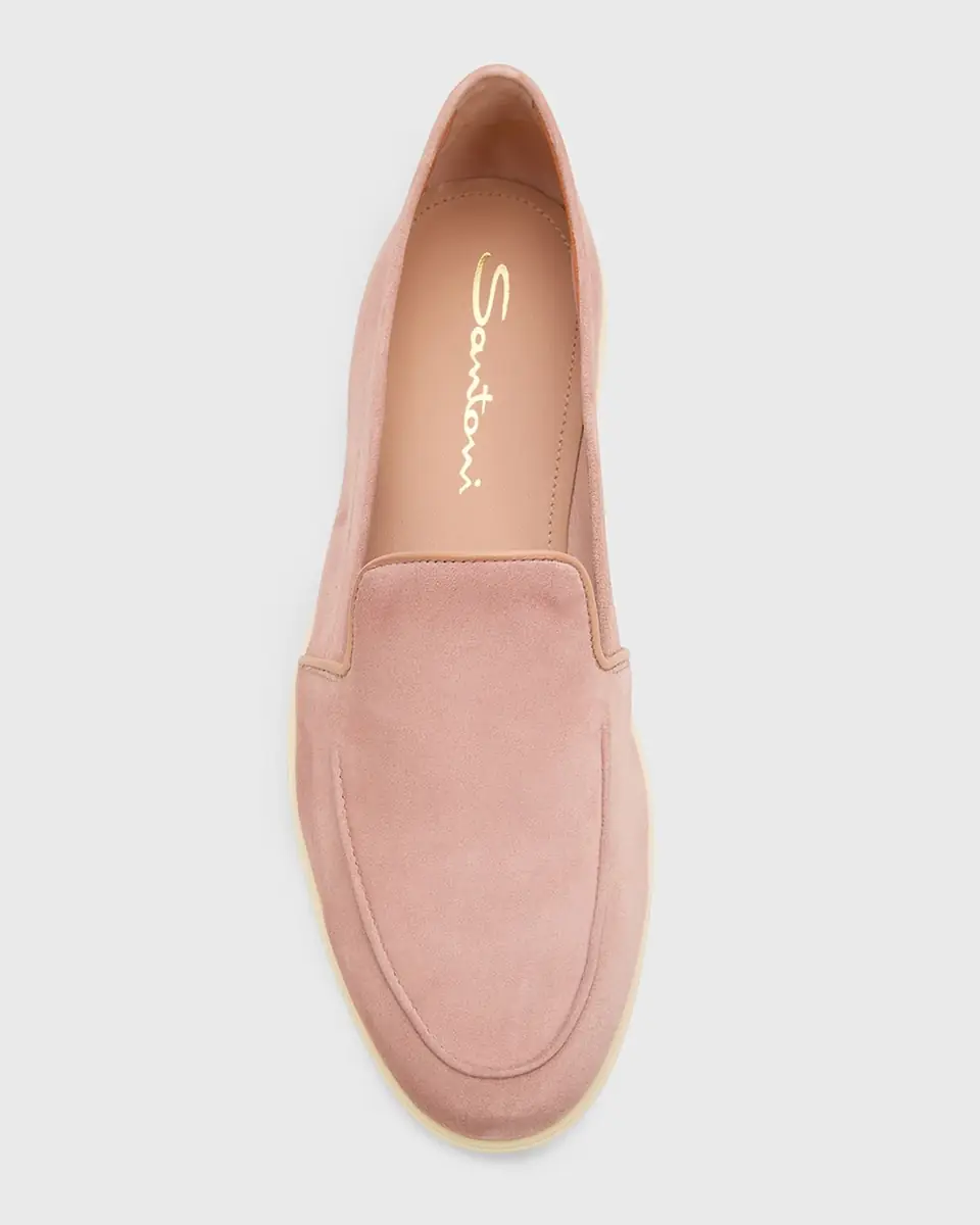 Santoni Suede Loafers | Thumbnail 10