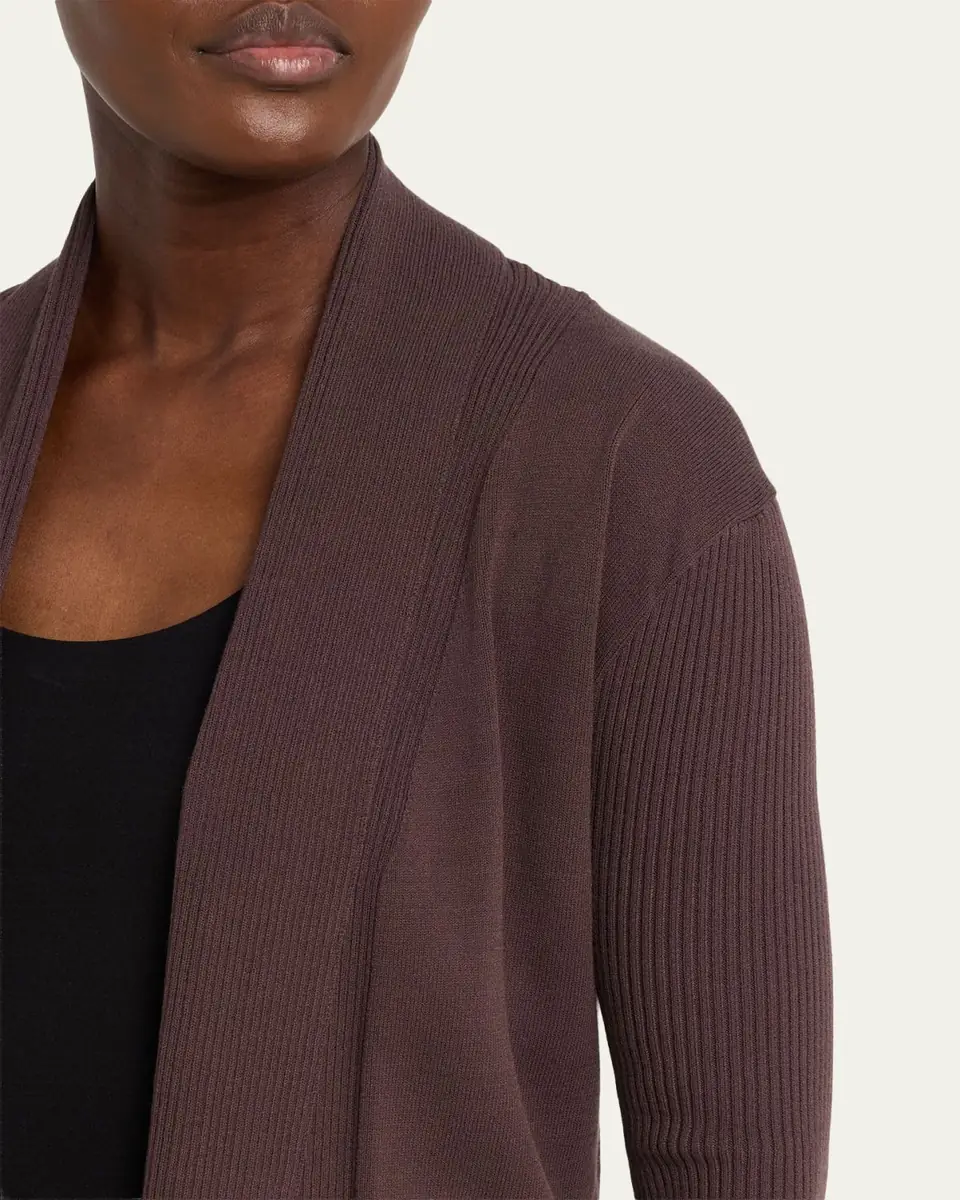 Rick Owens Naska Rib Knit Open Cardigan | Thumbnail 5 Rick Owens Naska Rib Knit Open Cardigan | Thumbnail 5