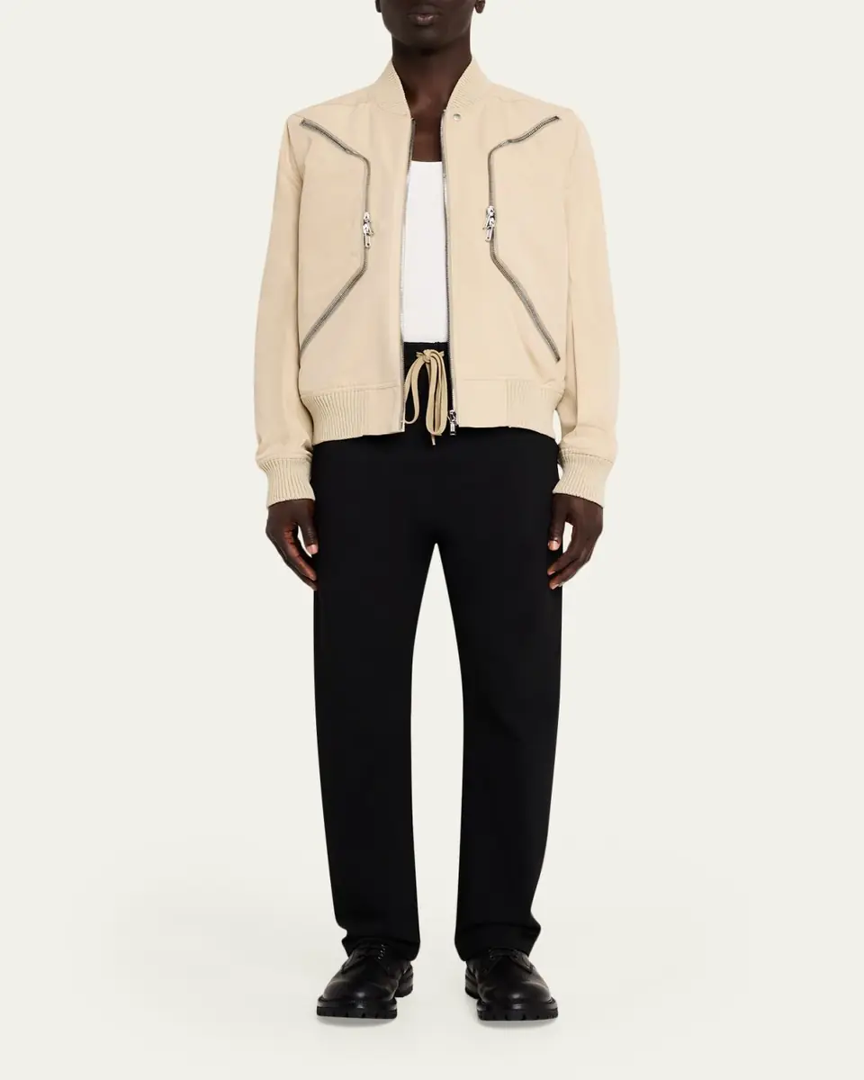 Rick Owens Men's Heizer Flight Blomber Jacket | Thumbnail 2 Rick Owens Men's Heizer Flight Blomber Jacket | Thumbnail 2