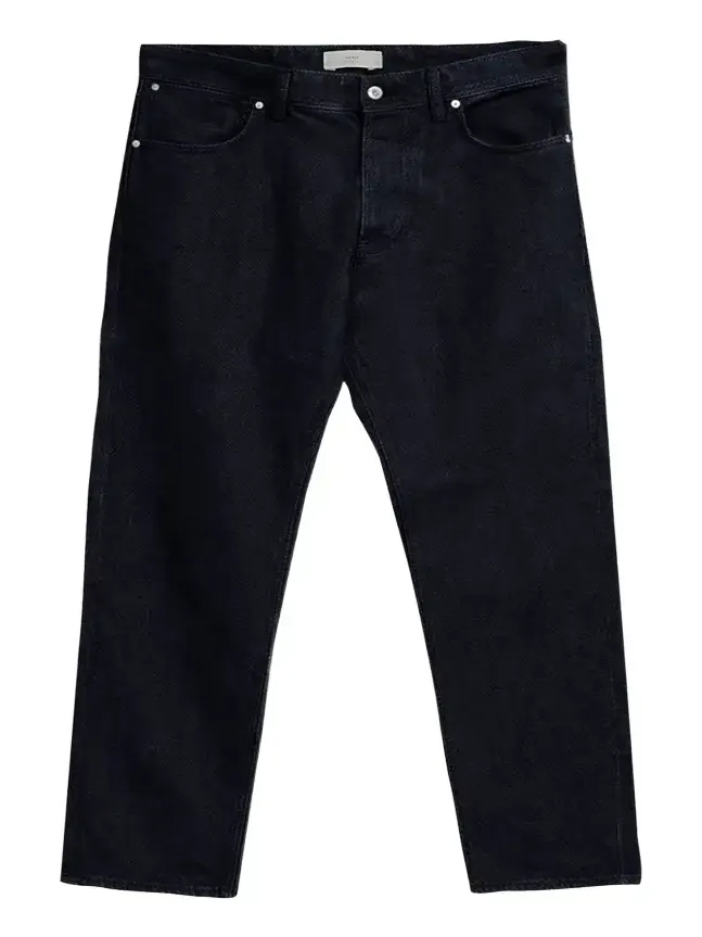 Men's Cotton Denim Straight Leg Five-Pocket Pants