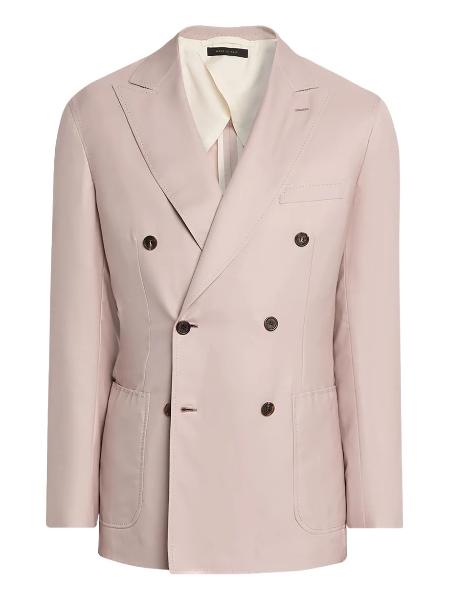 Men's Soffio Cashmere Double-Breasted Jacket Men's Soffio Cashmere Double-Breasted Jacket