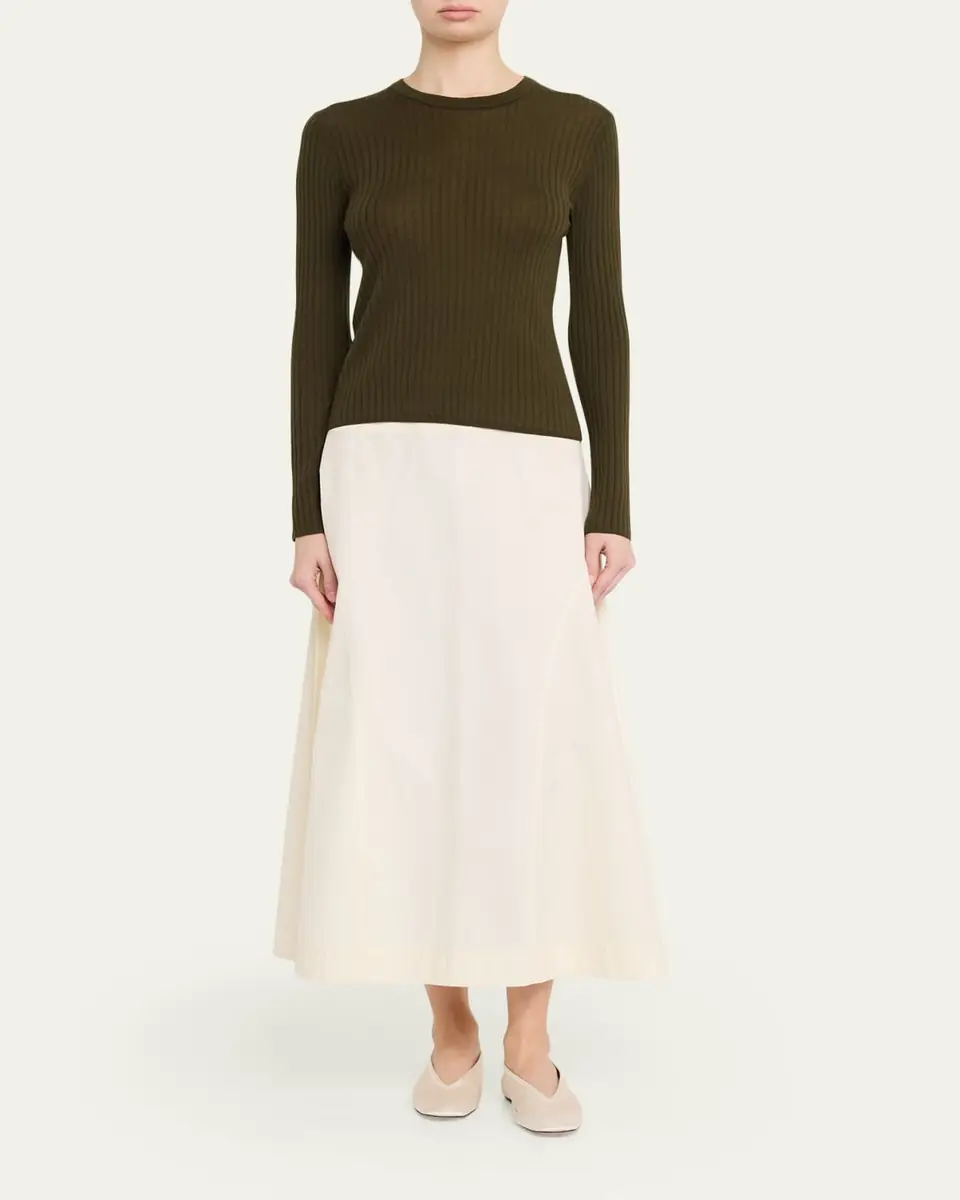 A.L.C. Kyle Ribbed Wool Crewneck Sweater | Thumbnail 2 A.L.C. Kyle Ribbed Wool Crewneck Sweater | Thumbnail 2