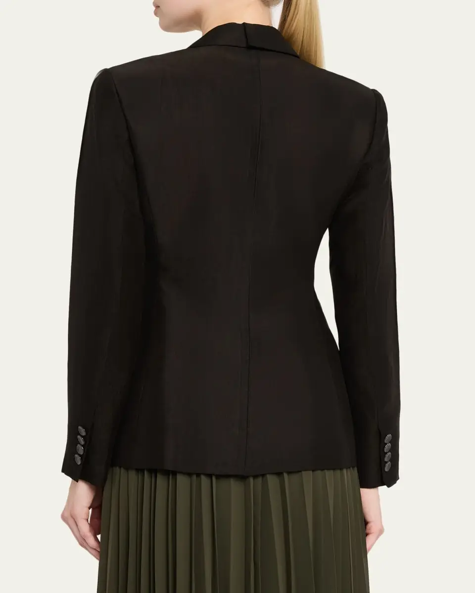 Jason Wu Collection Single-Breasted Washed Twill Jacket | Thumbnail 3