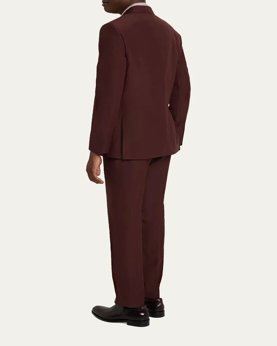 Brioni Men's Wool Peak Lapel Two-Piece Suit | Thumbnail 3 Brioni Men's Wool Peak Lapel Two-Piece Suit | Thumbnail 3