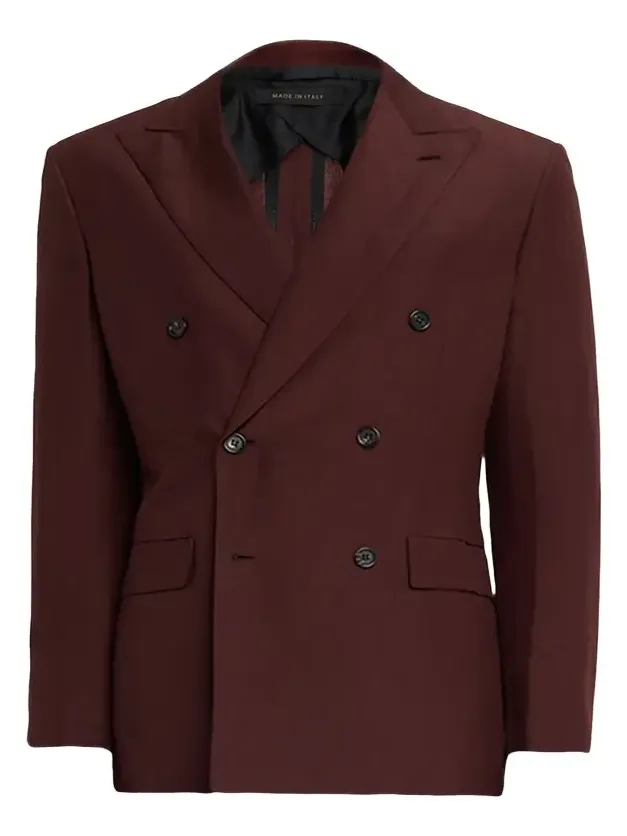 Men's Wool Peak Lapel Two-Piece Suit Men's Wool Peak Lapel Two-Piece Suit