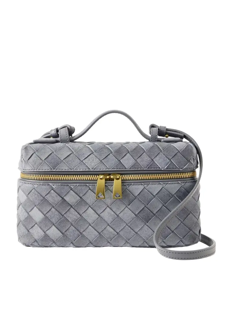 Bang Bang Intrecciato Suede Tote Bang Bang Intrecciato Suede Tote
