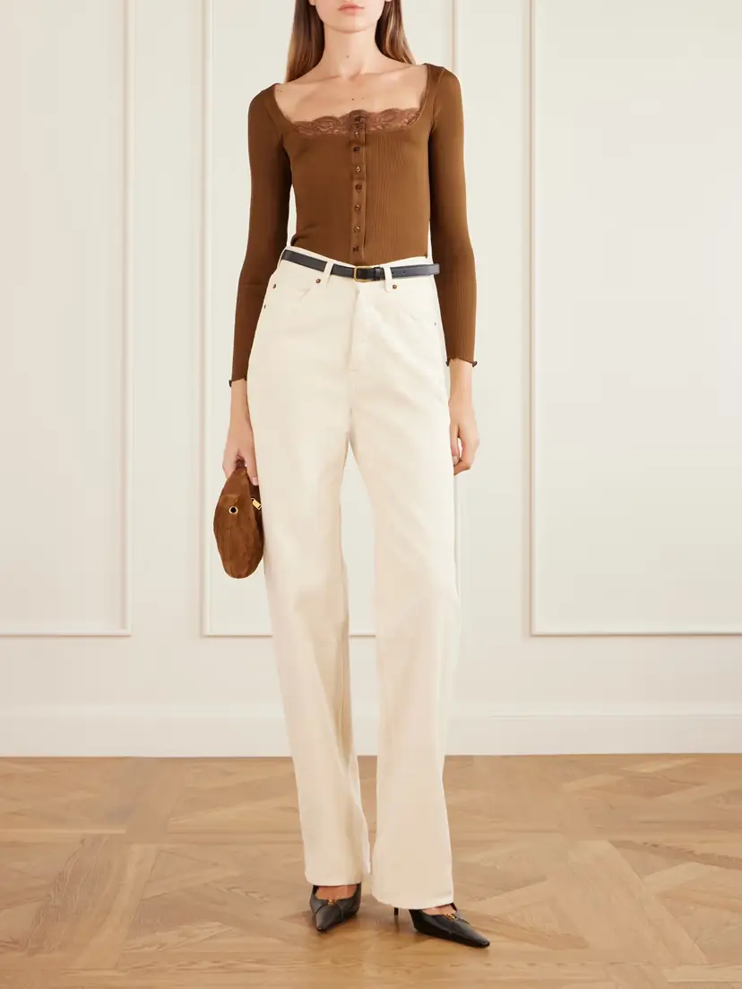 Saint Laurent High-rise Wide-leg Jeans | Thumbnail 2
