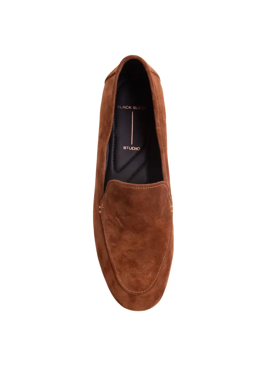 Black Suede Studio Suede Allie Loafers | Thumbnail 4