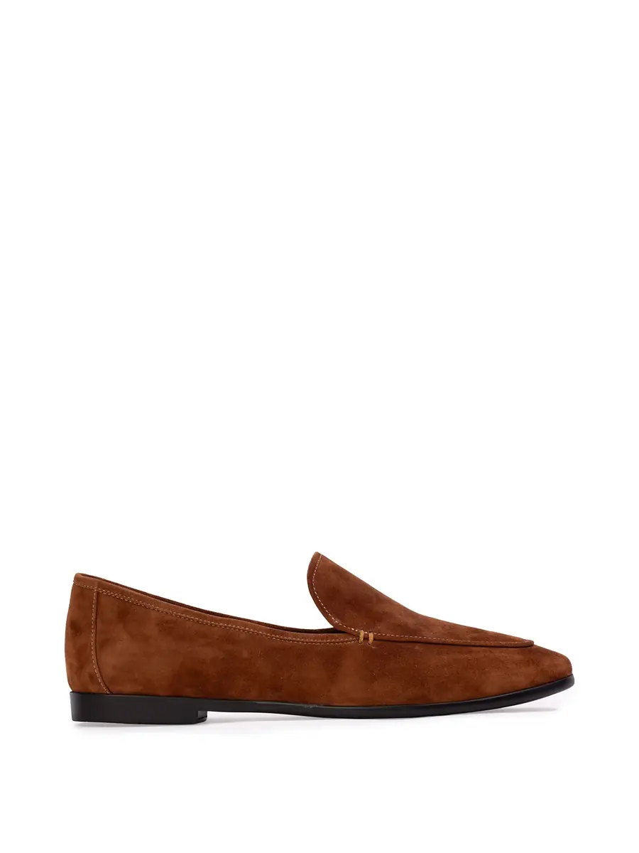 Black Suede Studio Suede Allie Loafers | Image 1 Black Suede Studio Suede Allie Loafers | Image 1