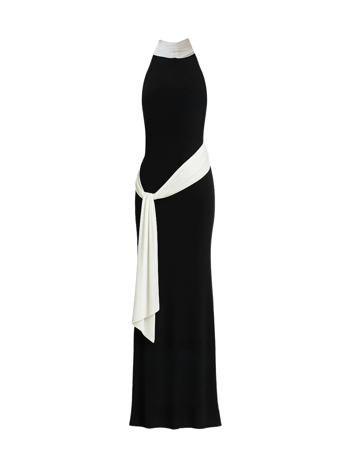 The New Arrivals Ilkyaz Ozel Women's Leia Sash-Detail Jersey Gown