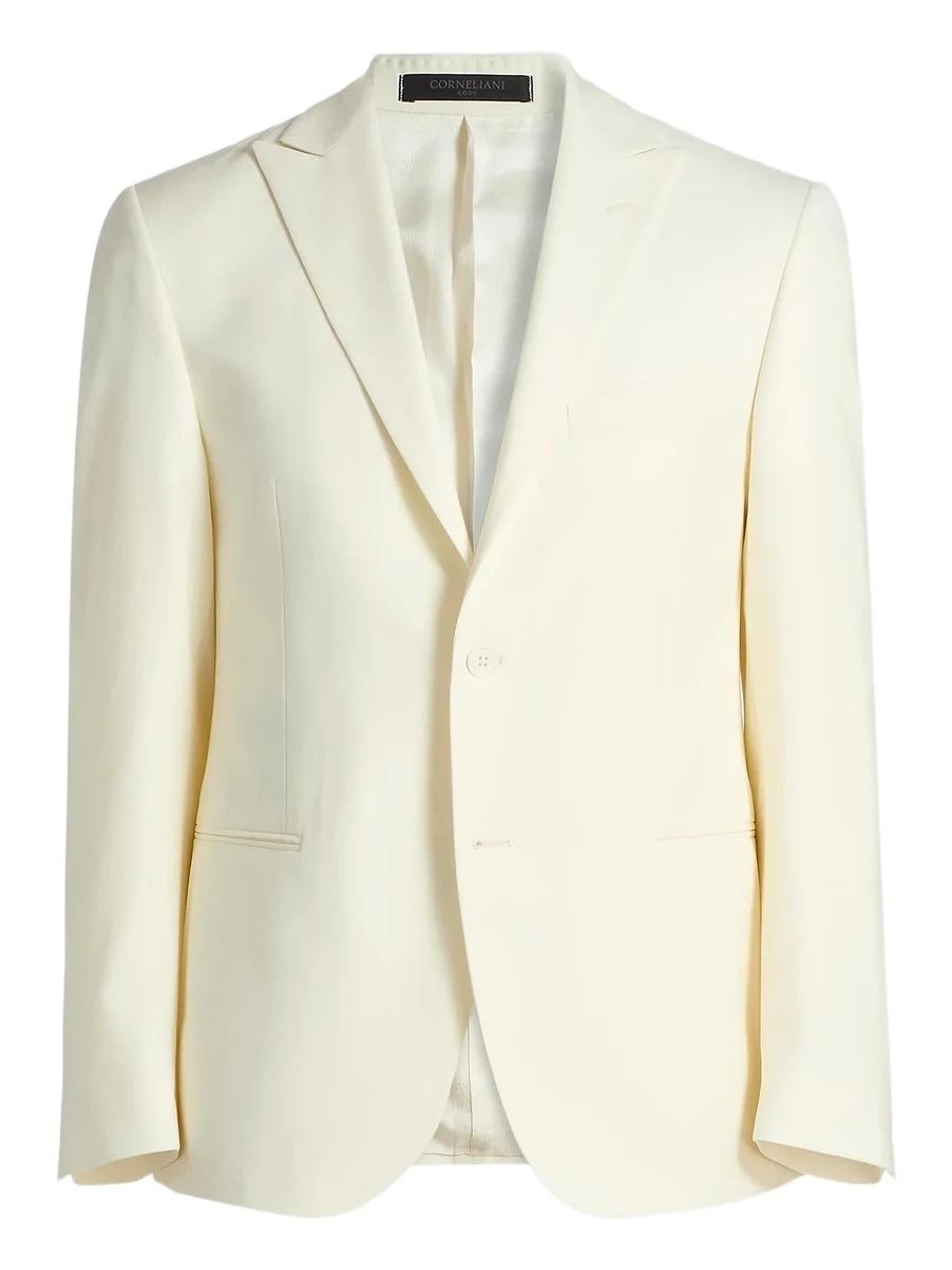 Men's Virgin Wool Jacquard Dinner Jacket Men's Virgin Wool Jacquard Dinner Jacket