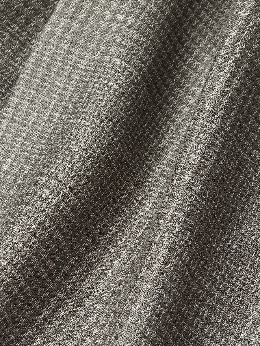 Zegna Men's Cashmere Silk and Linen Jacket - Dark Taupe | Thumbnail 5 Zegna Men's Cashmere Silk and Linen Jacket - Dark Taupe | Thumbnail 5