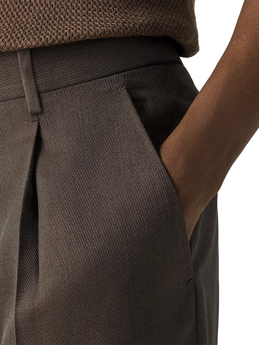 Zegna Men's 15milmil15 Wool and Silk Pants | Thumbnail 5 Zegna Men's 15milmil15 Wool and Silk Pants | Thumbnail 5