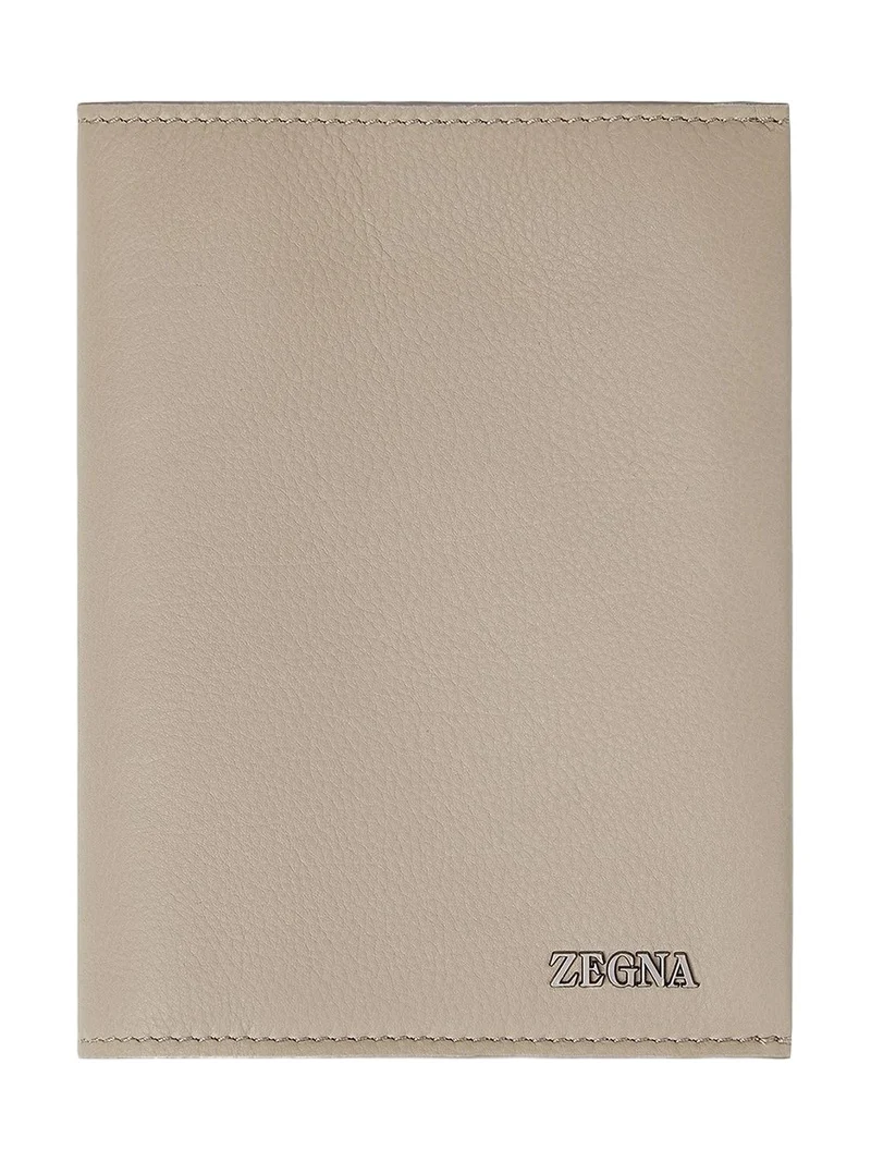 Zegna Men's Secondskin Leather Passport Case