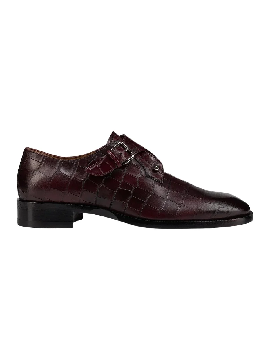 Christian Louboutin Men's Chambeli Monk Strap Shoes