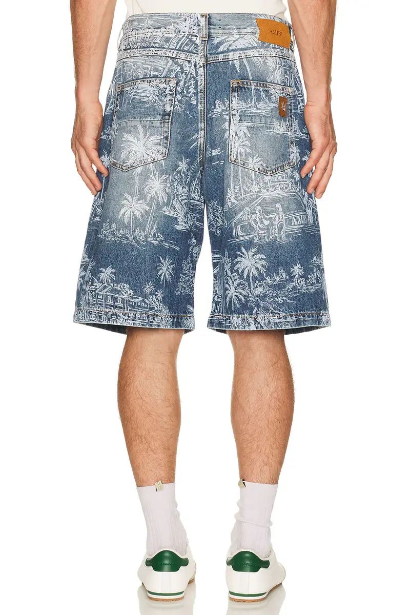AMIRI Chateau Palms Denim Short | Thumbnail 2