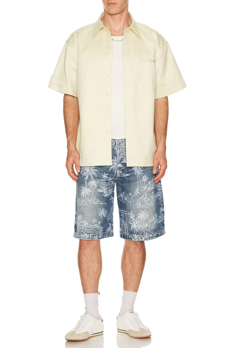 AMIRI Chateau Palms Denim Short | Thumbnail 3