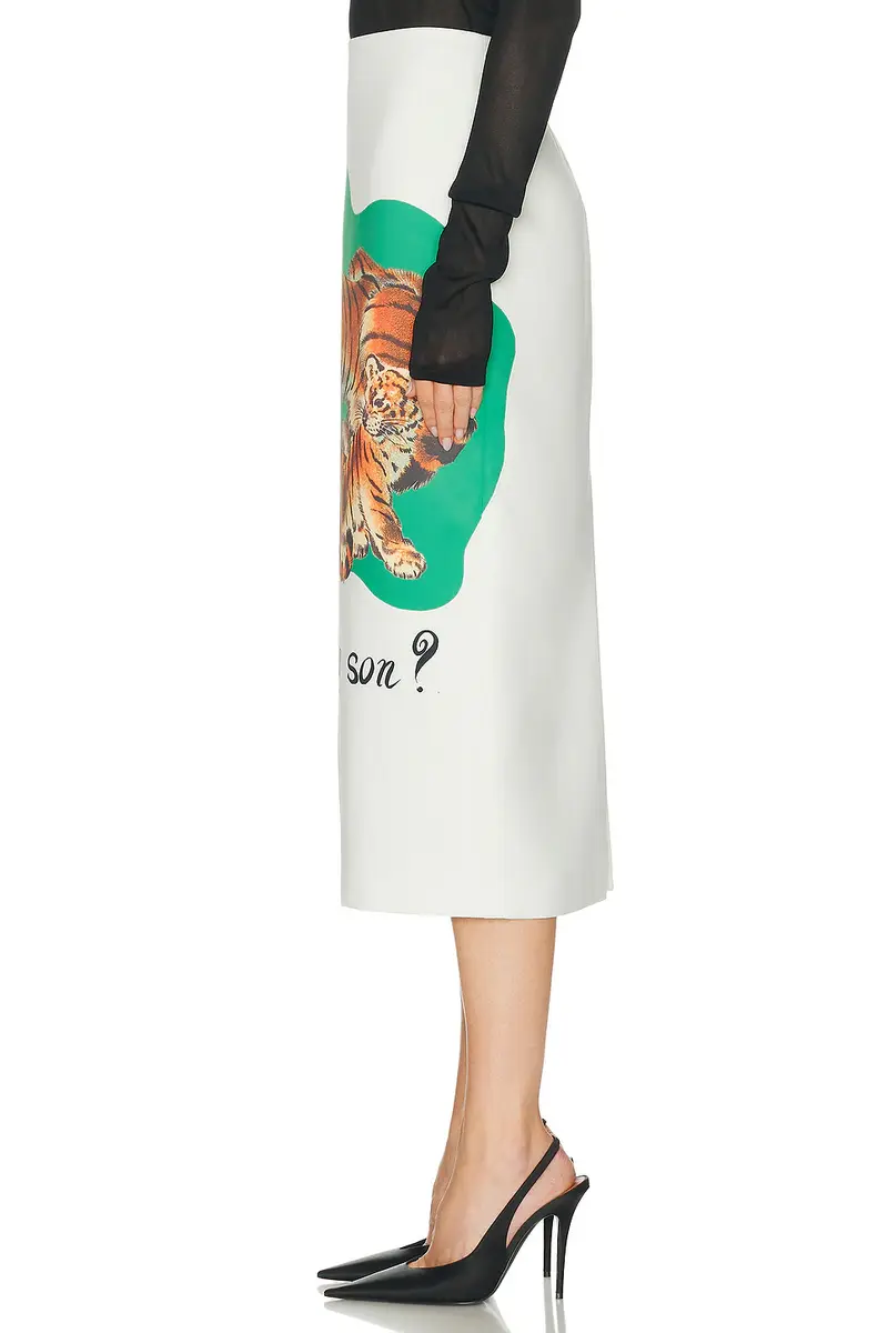 Brandon Maxwell Mercer Pencil Skirt | Thumbnail 3