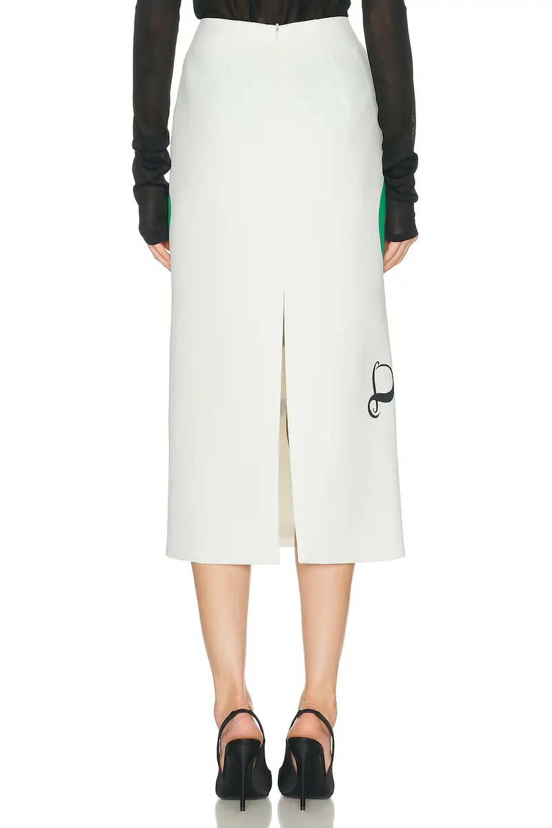 Brandon Maxwell Mercer Pencil Skirt | Thumbnail 4