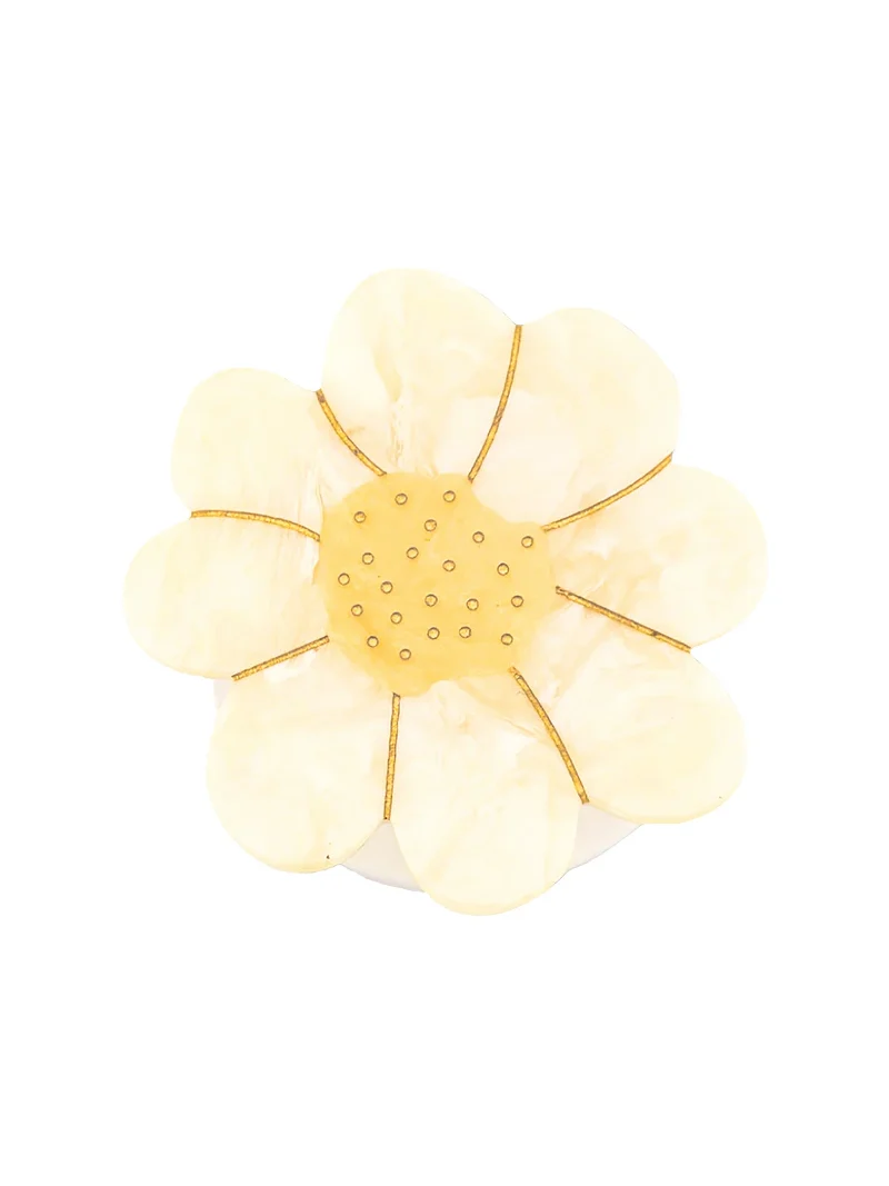 Solar Eclipse Hand-Painted Vintage Daisy Grip Charm