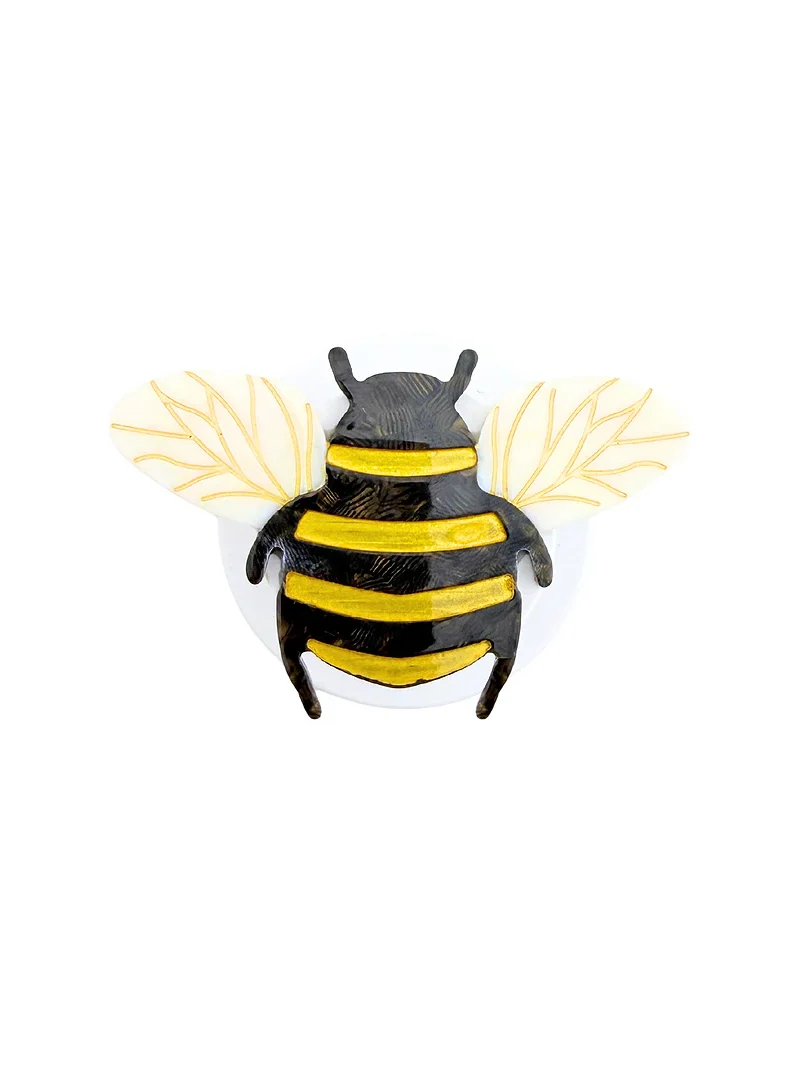 Solar Eclipse Hand-Painted Bee Grip Charm