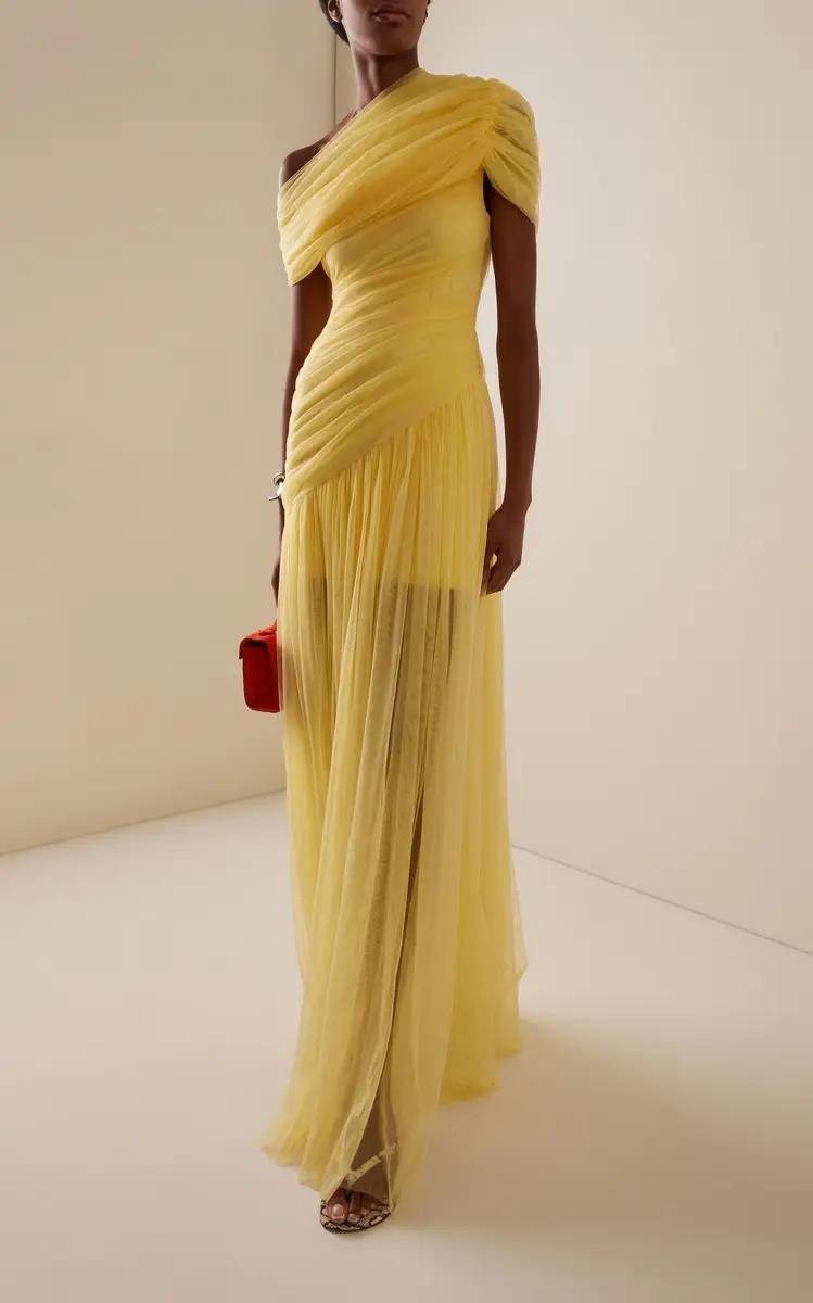 DE LA VALI Exclusive Himalia Gathered Tulle Maxi Dress | Thumbnail 2 DE LA VALI Exclusive Himalia Gathered Tulle Maxi Dress | Thumbnail 2