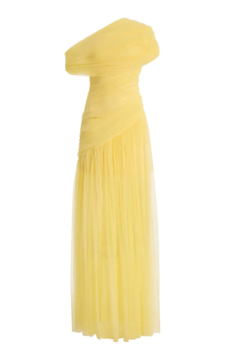 DE LA VALI Exclusive Himalia Gathered Tulle Maxi Dress | Thumbnail 6 DE LA VALI Exclusive Himalia Gathered Tulle Maxi Dress | Thumbnail 6