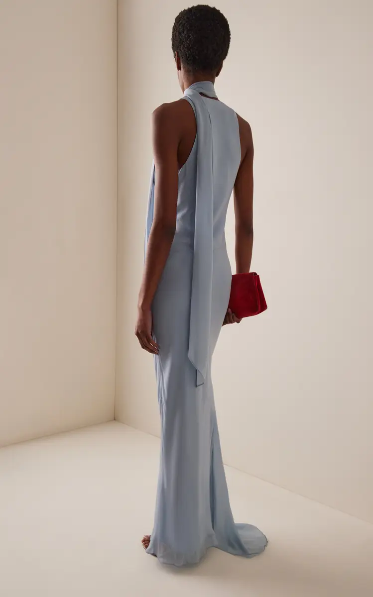 DE LA VALI Exclusive Sasini Georgette Maxi Dress | Thumbnail 4
