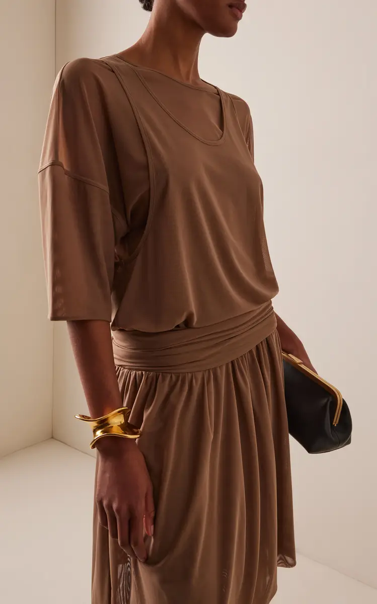 Lemaire Double-Layer Mesh Midi Dress | Thumbnail 2 Lemaire Double-Layer Mesh Midi Dress | Thumbnail 2