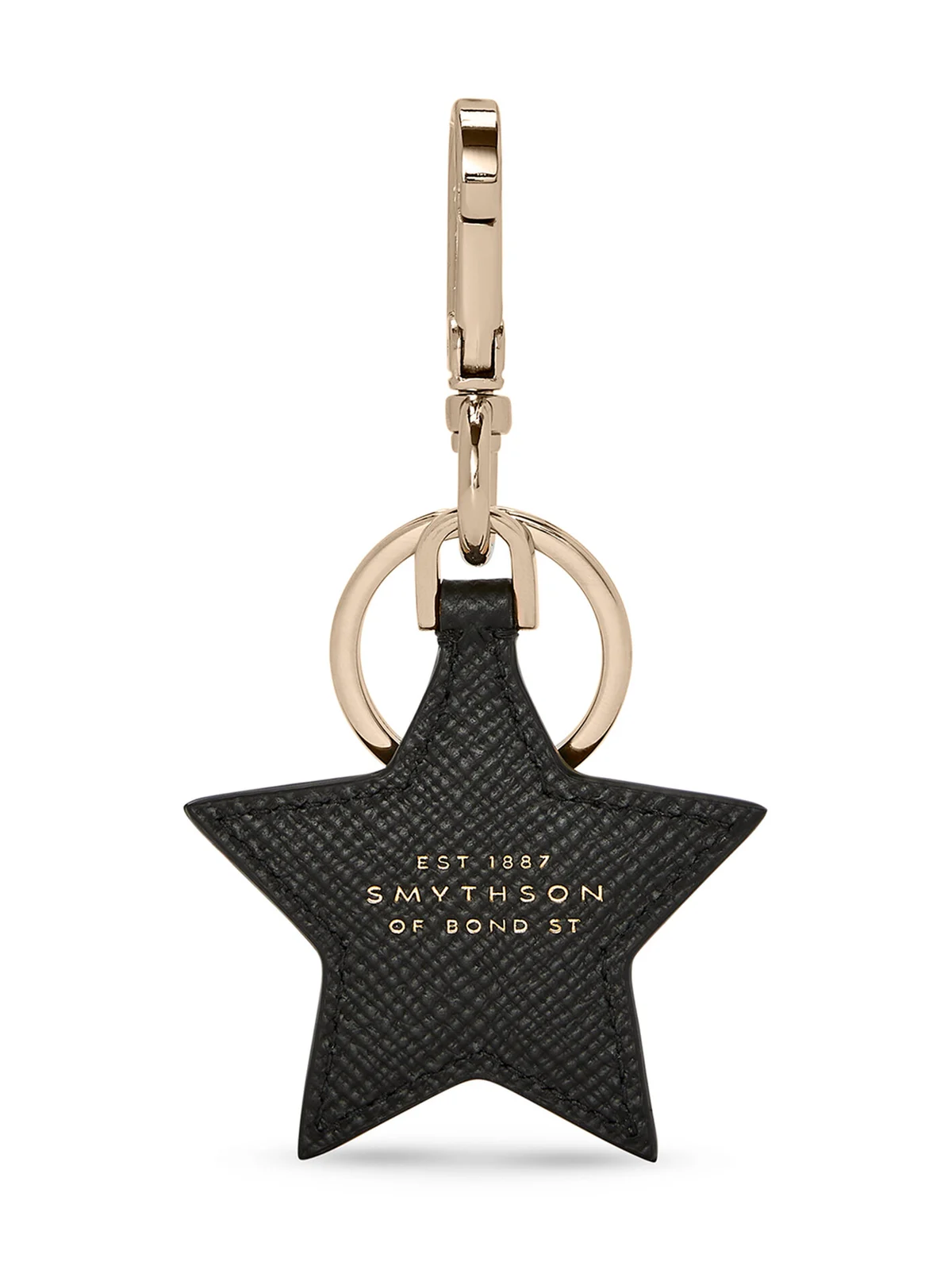 Panama Leather Star Keyring