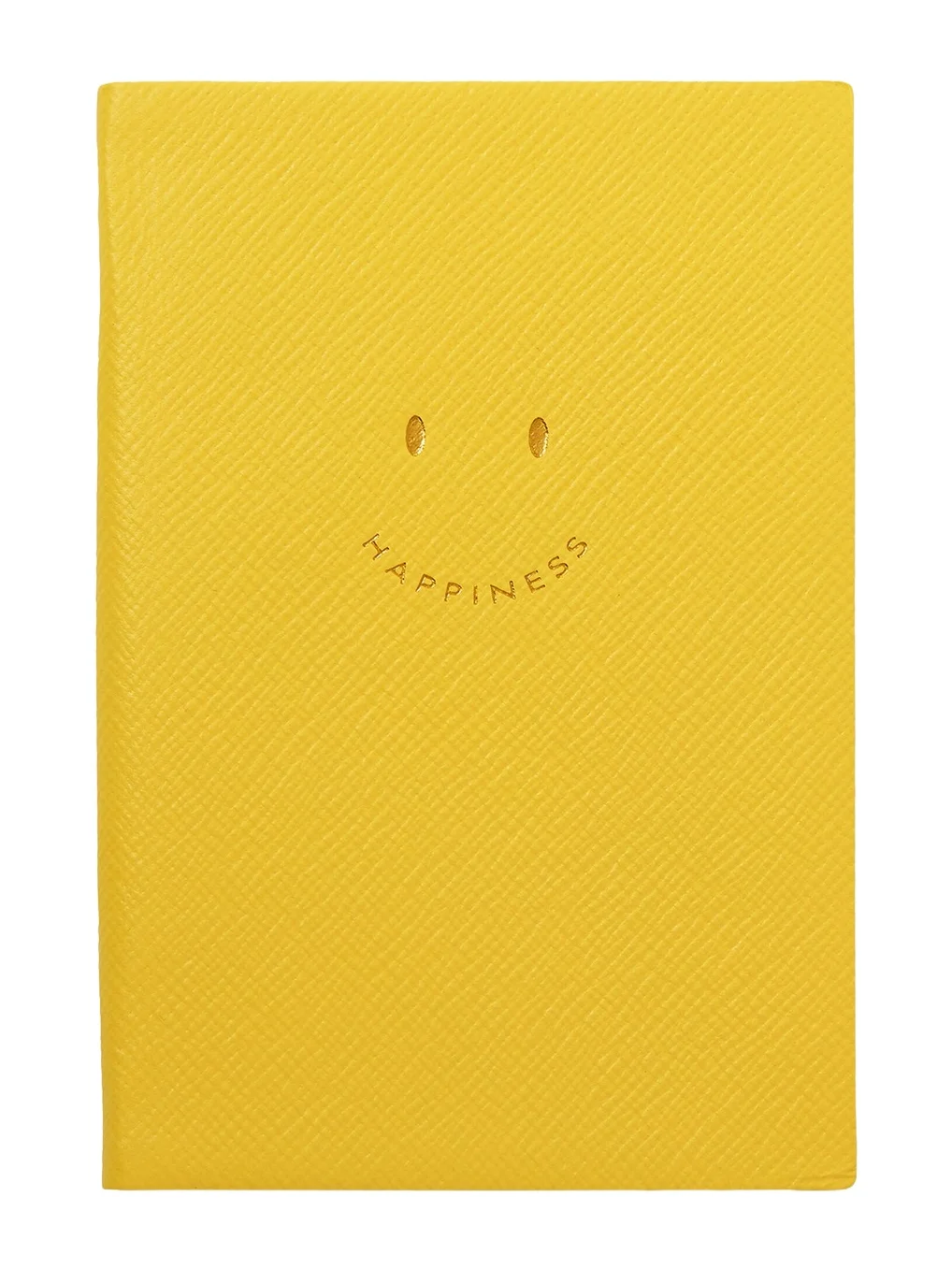 Smythson Chelsea Leather Happiness Notebook