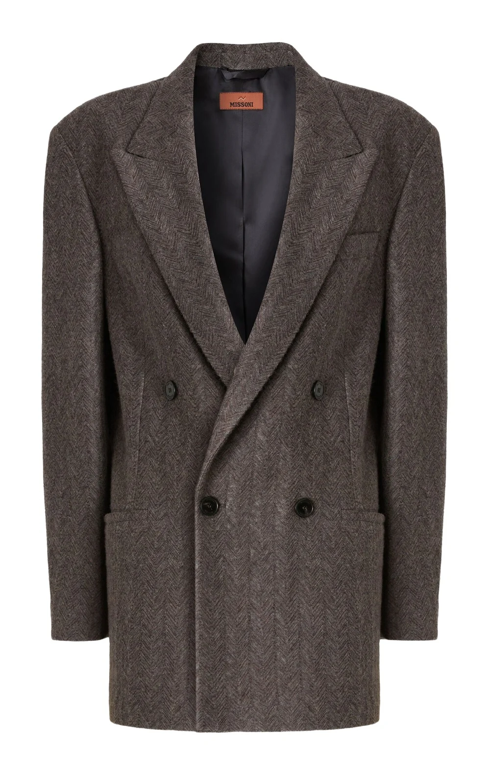 Missoni Peak Lapel Cashmere-Blend Jacket