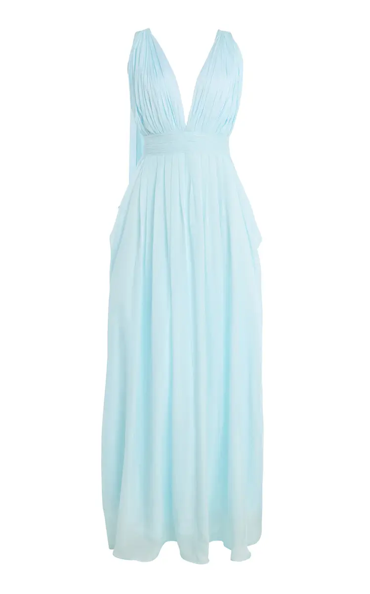 DEME Exclusive The Sabrina Silk-Chiffon Dress | Image 1 DEME Exclusive The Sabrina Silk-Chiffon Dress | Image 1