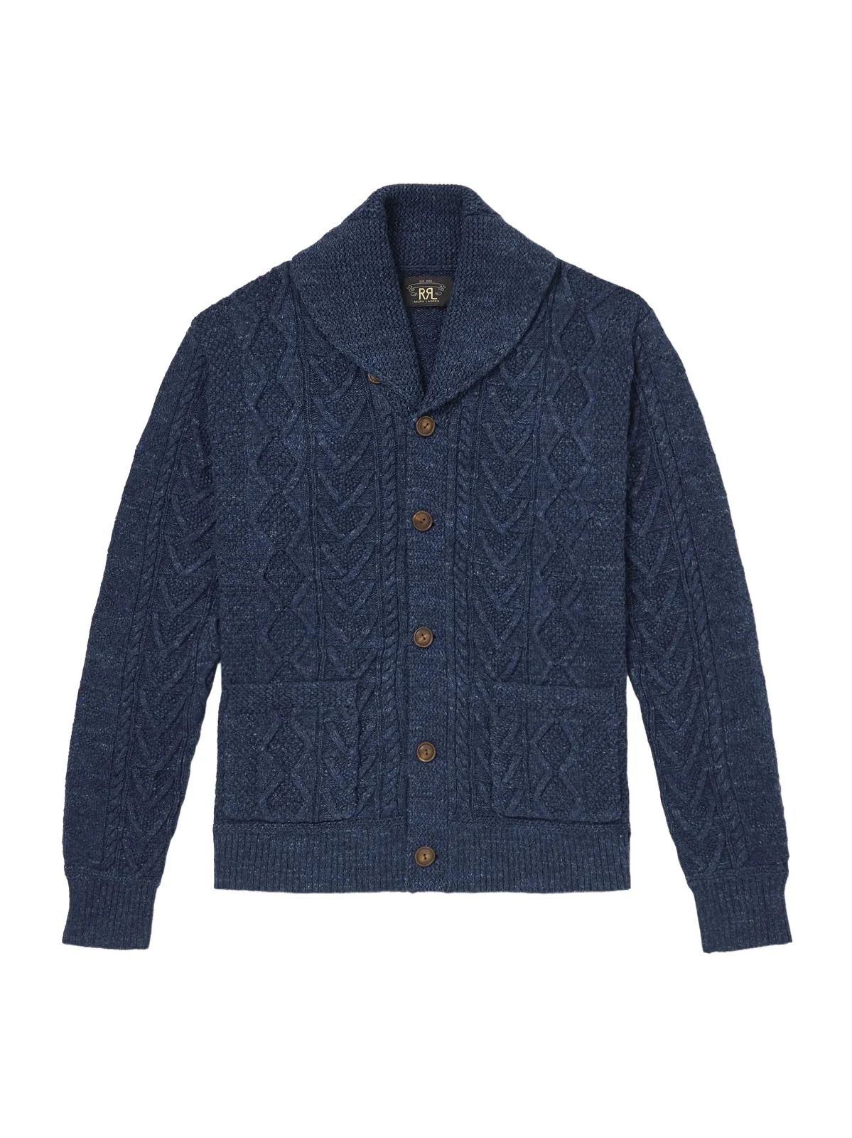 Cable-Knit Cotton Cardigan - Men Cable-Knit Cotton Cardigan - Men