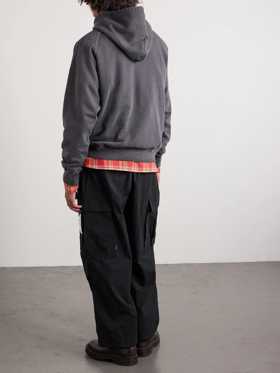 Neighborhood Wide-Leg Cotton-Blend Ripstop Drawstring Cargo Trousers - Men | Thumbnail 4 Neighborhood Wide-Leg Cotton-Blend Ripstop Drawstring Cargo Trousers - Men | Thumbnail 4