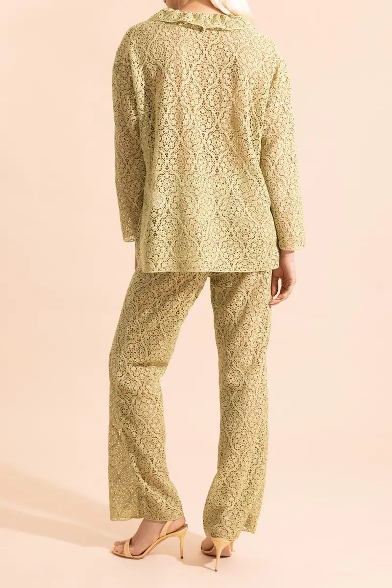 Giambattista Valli Filigree Macrame Trouser | Thumbnail 4