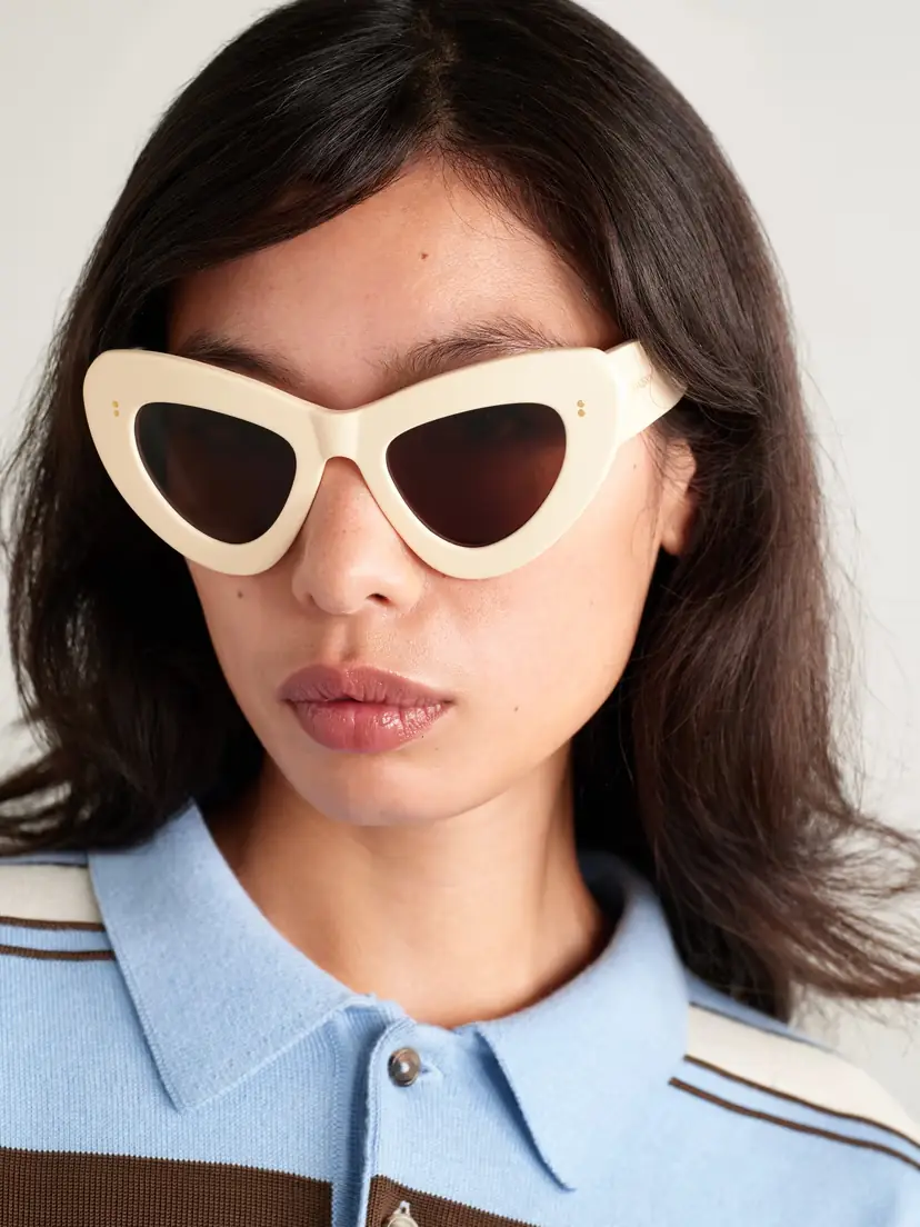 JW Anderson Butterfly Cat-eye Acetate Sunglasses | Thumbnail 2