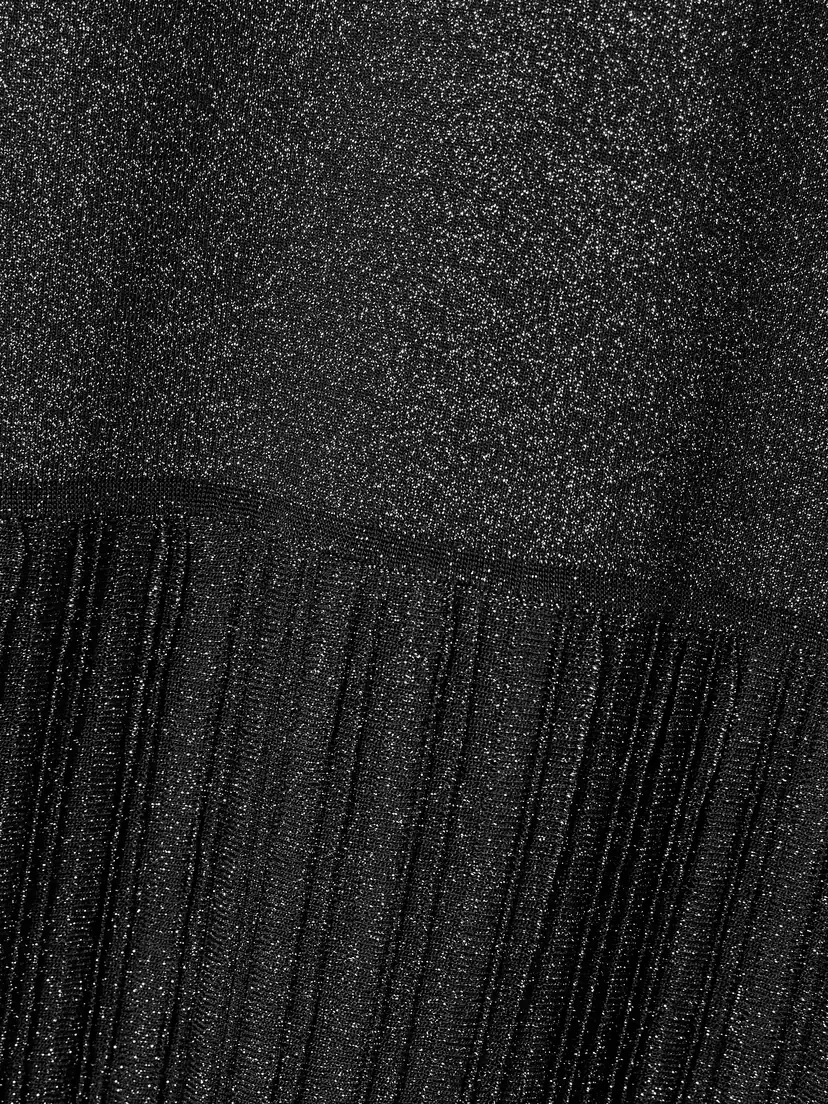 Isabel Marant Guetty Pleated Metallic-knit Midi Dress | Thumbnail 4 Isabel Marant Guetty Pleated Metallic-knit Midi Dress | Thumbnail 4