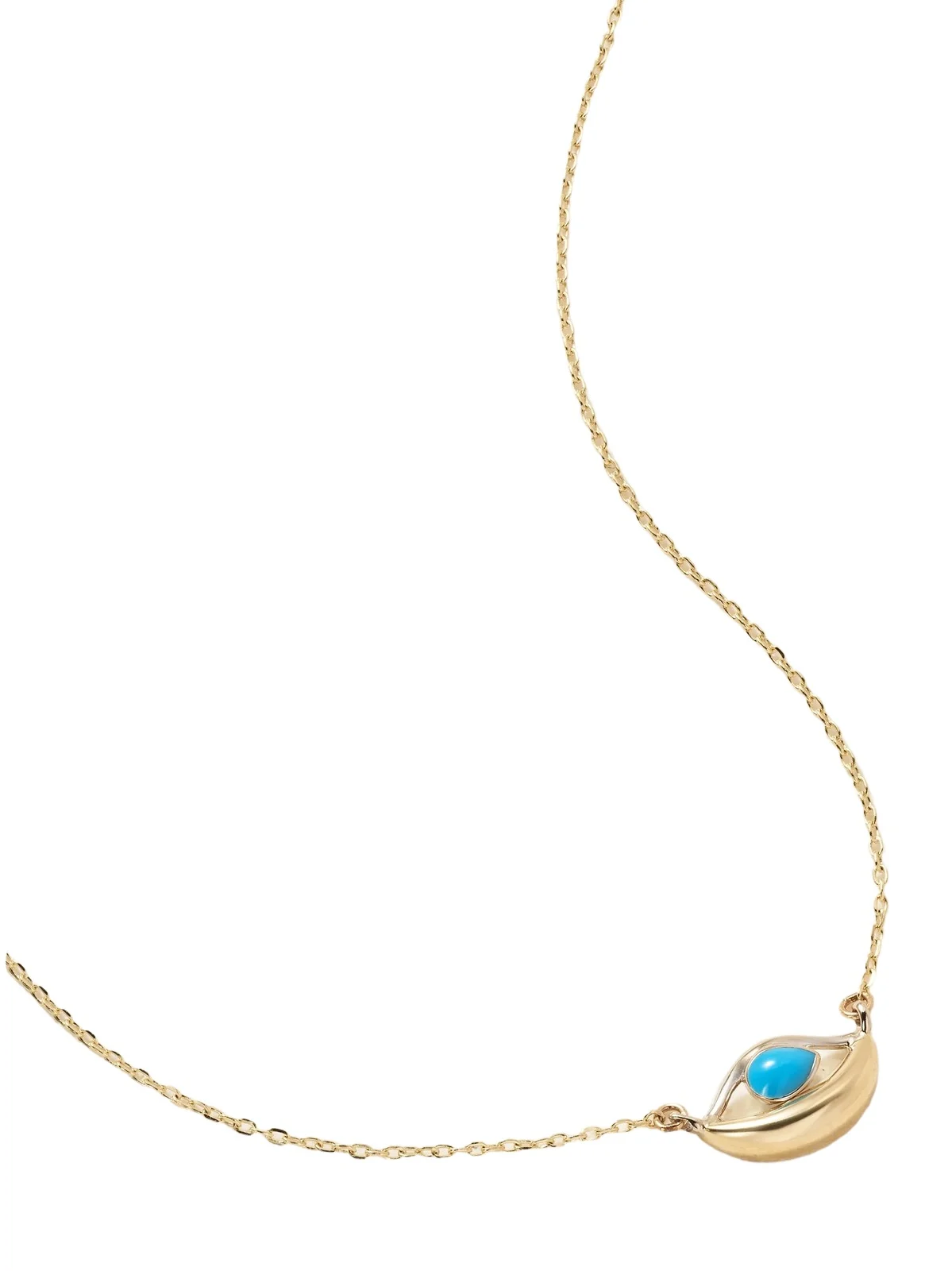 18-karat Gold Turquoise Necklace 18-karat Gold Turquoise Necklace